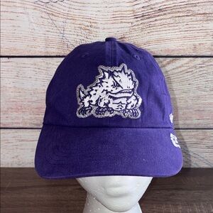 Pre Owned 47 Brand Purple TCU You Girls Kids Cap